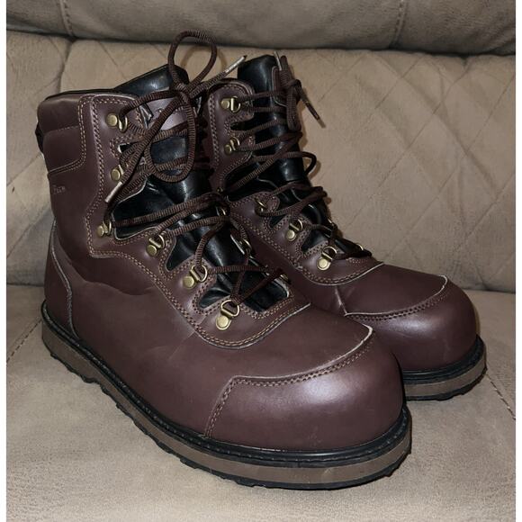 L.L. Bean Other - LL Bean Men Brown Leather Boot Size 11 Med Item ID 281171 Hiking Fishing